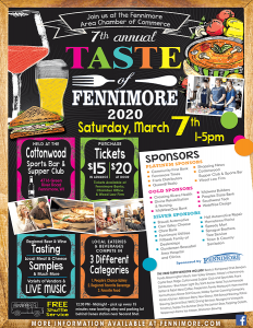 Taste of Fennimore 2020 Poster