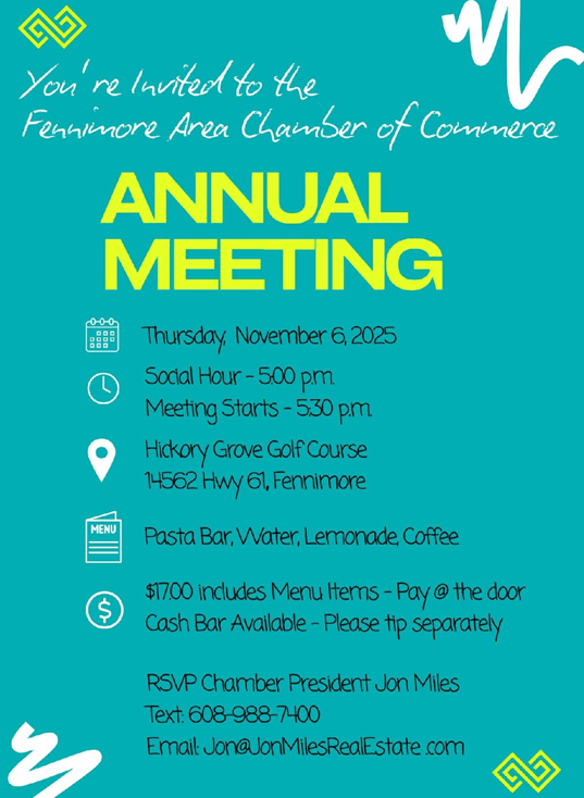 Fennimore Area Chamber of Commerce Annual Meeting