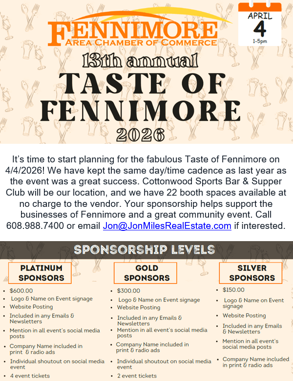 13th Annual Taste of Fennimore