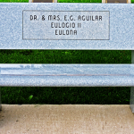 Dr. & Mrs. E.G. Aguilar Bench Dr. & Mrs. E.G. Aguilar Bench