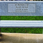 In Memory of Allen Peter Bench In Memory of Allen Peter Bench