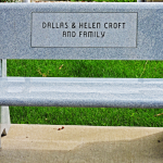 Dallas & Helen Croft and Family Bench Dallas & Helen and Family Croft Bench