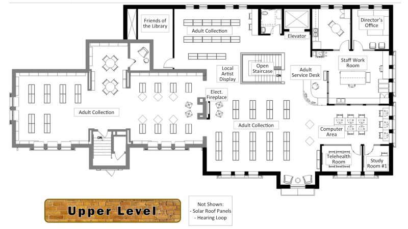 New Expansion Floor Plan - Upper Level